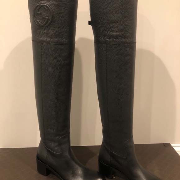 Authentic Vintage Gucci Over the Knee Boots 38 - Picture 5 of 13